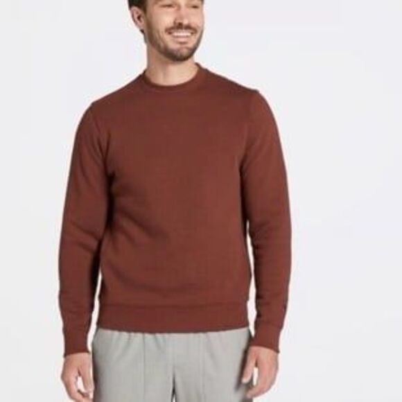 VRST Men's Classic Fleece Crew Medium Earth Brown Heather
Sweatshirt - Picture 1 of 7